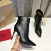 Christian Louboutin Leather Pointed-Toe Boots