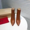 Christian Louboutin Leather Pointed-Toe Boots