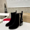 Christian Louboutin Platform Chain-Detail Boots