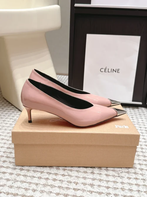 Christian Louboutin Patent Leather Pointed-Toe Pumps