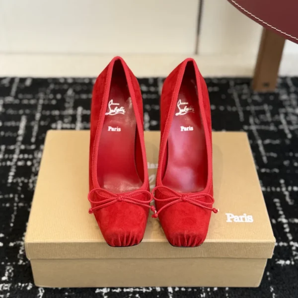 SHLOUBOUTIN0050-01 Christian Louboutin Bow-Detail Ballet Flats