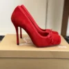 Christian Louboutin Bow-Detail Ballet Flats