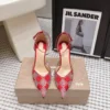 Christian Louboutin Lambskin Pointed-Toe Flats