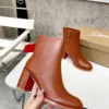 Christian Louboutin Lambskin Platform Boots