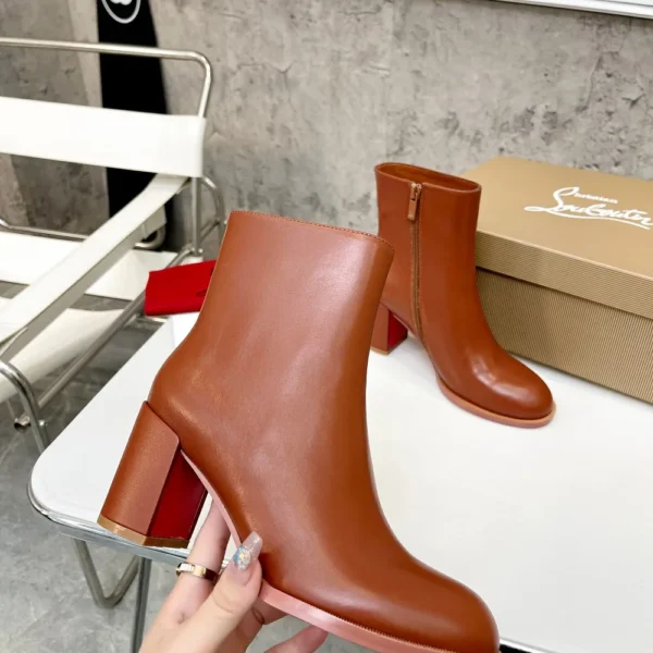 SHLOUBOUTIN0076-01 Christian Louboutin Lambskin Platform Boots