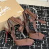 Christian Louboutin Bow-Detail Heeled Sandals