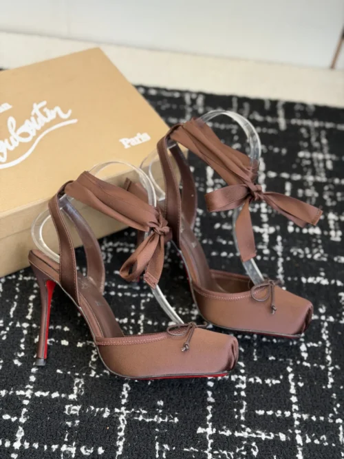 Christian Louboutin Bow-Detail Heeled Sandals