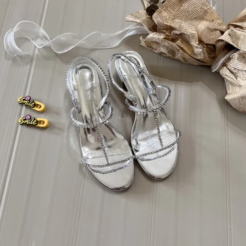 Christian Louboutin Crystal-Embellished Heeled Sandals