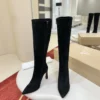 Christian Louboutin Leather Knee-High Boots