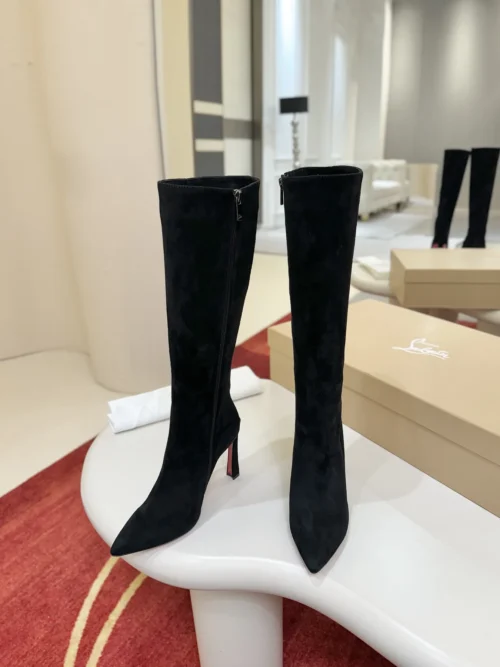 Christian Louboutin Leather Knee-High Boots