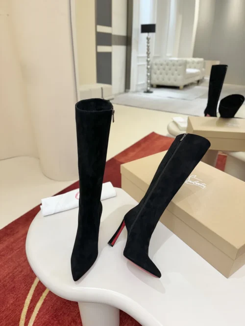 Christian Louboutin Leather Knee-High Boots