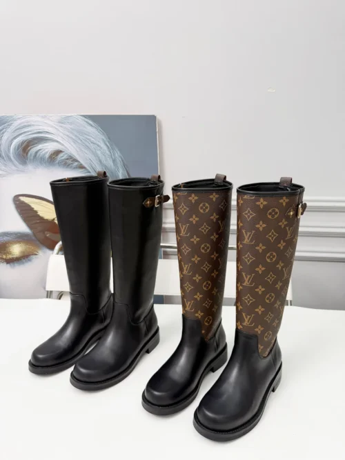 Louis Vuitton Leather Boots