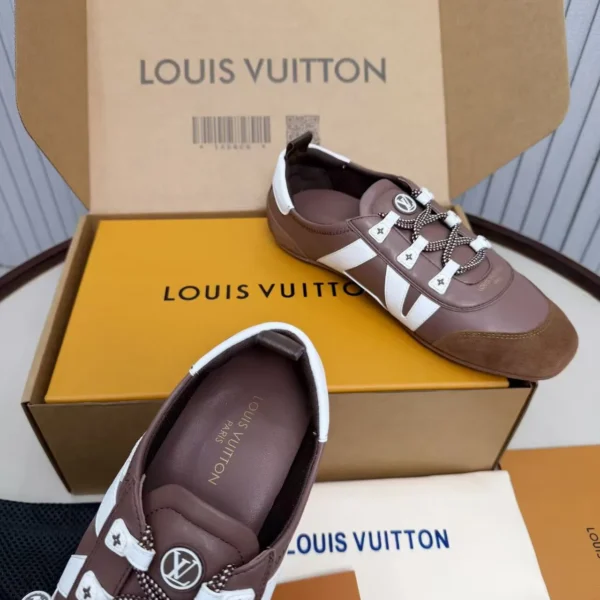 Louis Vuitton Lace-Up Ballet Flats