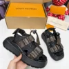 Louis Vuitton Suede Sandals
