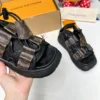 Louis Vuitton Suede Sandals