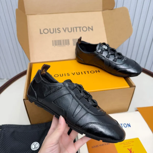 Louis Vuitton Lace-Up Ballet Flats