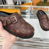 Louis Vuitton Suede Slides