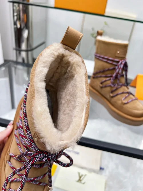 Louis Vuitton Suede Snow Boots