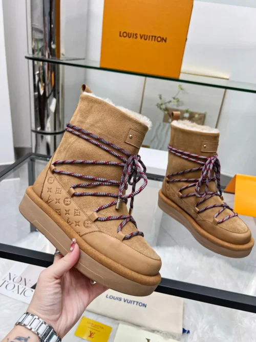 Louis Vuitton Suede Snow Boots