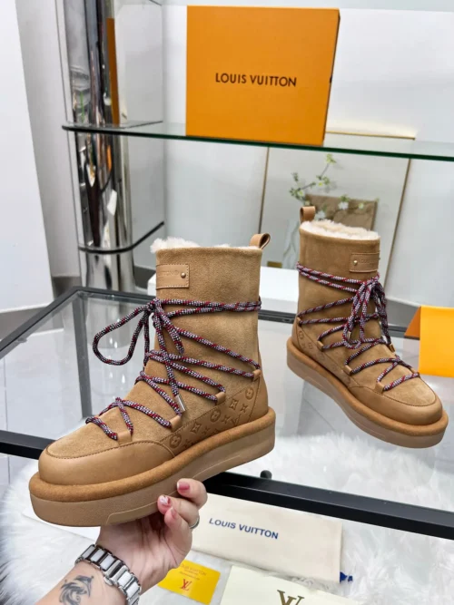 Louis Vuitton Suede Snow Boots