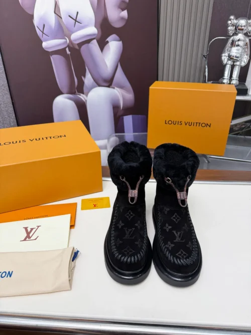 Louis Vuitton Leather Boots