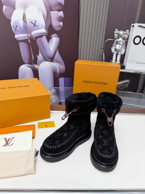 Louis Vuitton Leather Boots
