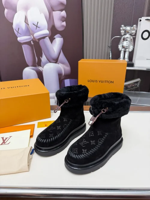 Louis Vuitton Leather Boots