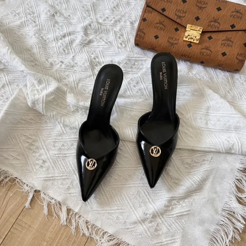 Louis Vuitton Pointed-Toe Slingback Shoes