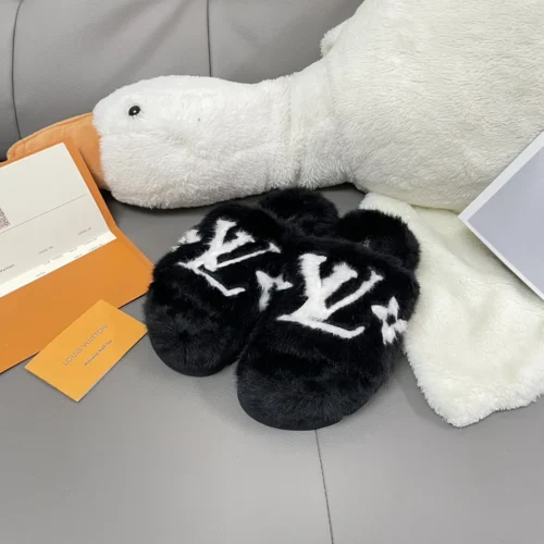 Louis Vuitton Shearling Shoes
