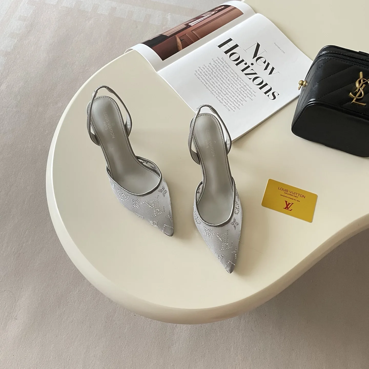 Louis Vuitton Crystal-Embellished Shoes