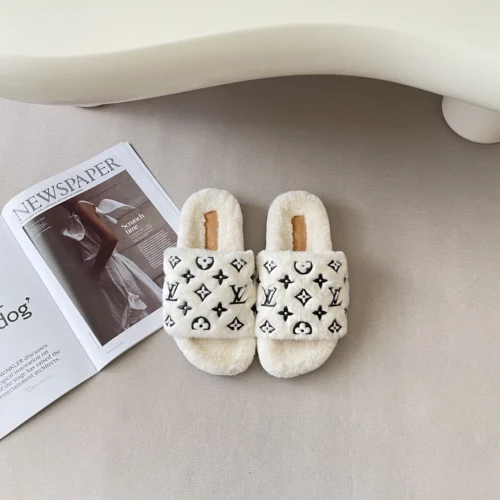 Louis Vuitton Shearling Shoes