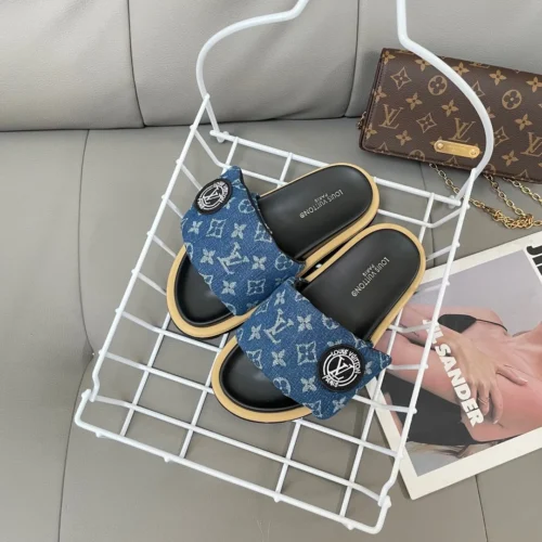 Louis Vuitton Denim Slides