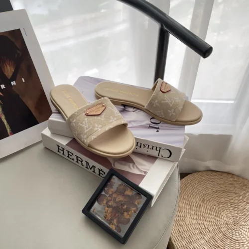 Louis Vuitton Denim Slides