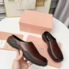 Miu Miu Denim Platform Mules