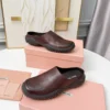 Miu Miu Denim Platform Mules