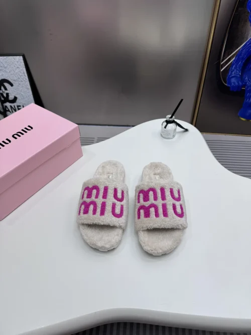 Miu Miu Shearling Shoes