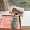 Miu Miu Canvas Platform Sneakers