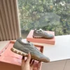 Miu Miu Canvas Platform Sneakers