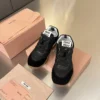 Miu Miu Canvas Platform Trainers
