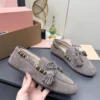 Miu Miu Suede Lace-Up Sneakers