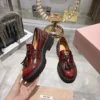 Miu Miu Leather Loafers