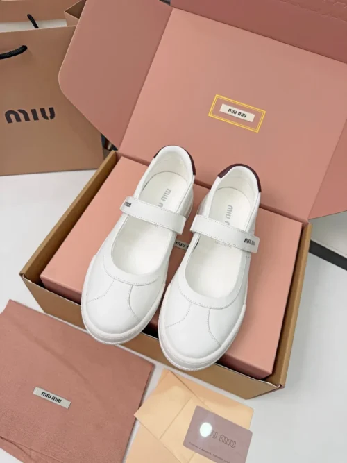 Miu Miu Denim Mary Jane Shoes