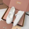 Miu Miu Denim Mary Jane Shoes