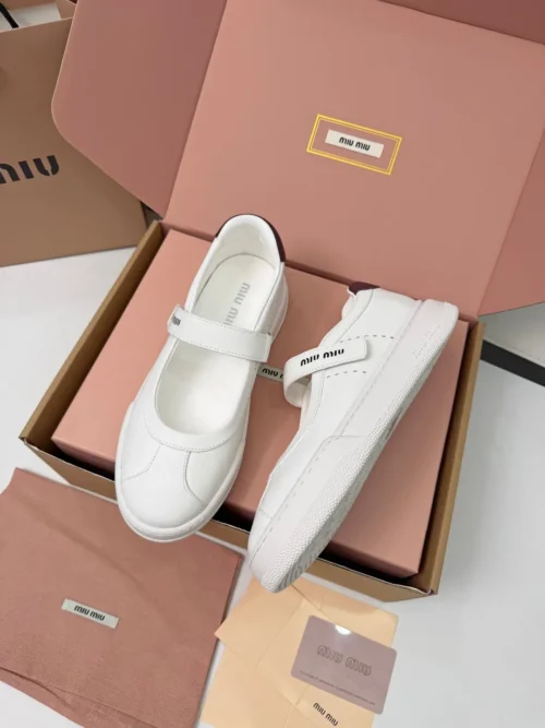 Miu Miu Denim Mary Jane Shoes