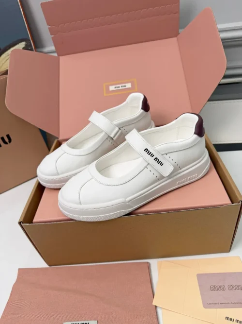 Miu Miu Denim Mary Jane Shoes