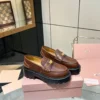 Miu Miu Leather Loafers