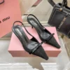 Miu Miu Crystal-Embellished Pumps