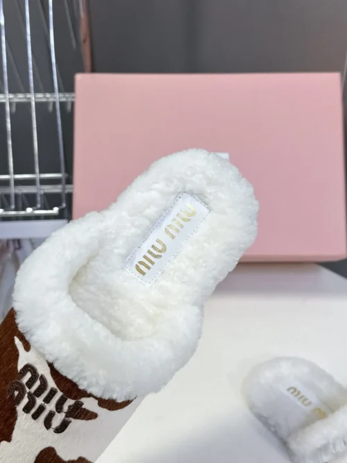 Miu Miu Shearling Shoes