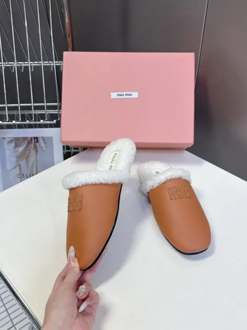Miu Miu Shearling Shoes