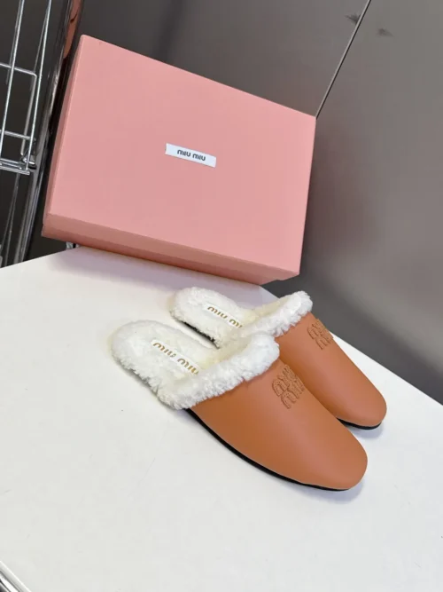 Miu Miu Shearling Shoes